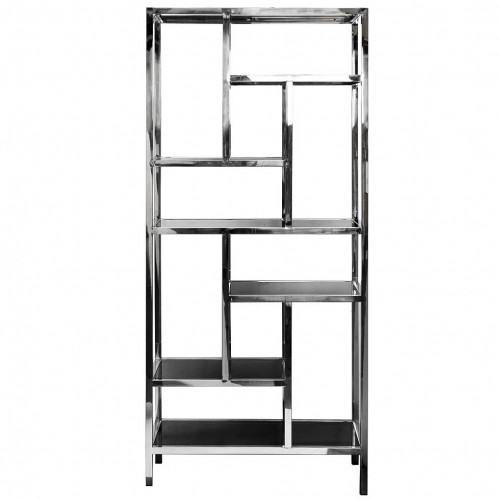 стеллаж black line серебристый/черный в Калининграде