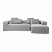 диван blok sofa 3 правый угол светло-серый от la forma (ex julia grup) в Калининграде