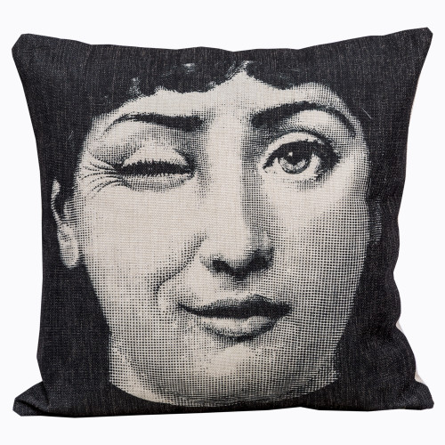 арт-подушка намек fornasetti в Калининграде