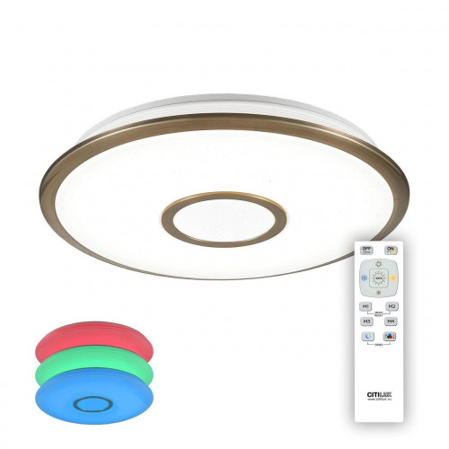 потолочный светодиодный светильник citilux старлайт cl70343rgb в Калининграде