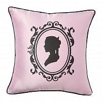 подушка с изображением женского силуэта ladies' profile pink в Калининграде