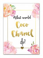 постер coco chanel а4 в Калининграде