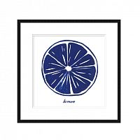 постер blue lemon синий в Калининграде