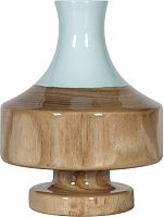 ваза настольная rustic chic vase blue wood в Калининграде