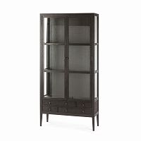 книжный шкаф altino витрина коричневый в Калининграде