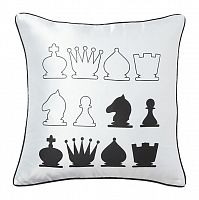 подушка с шахматами chess white в Калининграде