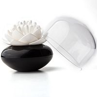 контейнер для хранения ватных палочек lotus черный-белый в Калининграде