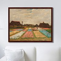 картина: flower beds in holland, 1883г. в Калининграде