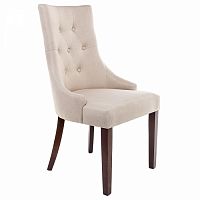 стул деревянный elegance dark walnut / fabric cream в Калининграде