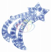 светодиодная фигура летящая звездочка 62см в Калининграде