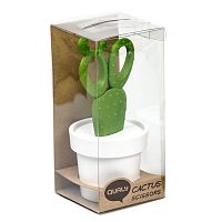 ножницы cactus с держателем, белые с зеленым в Калининграде