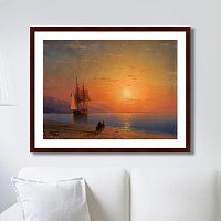 картина: море, 1864г. в Калининграде