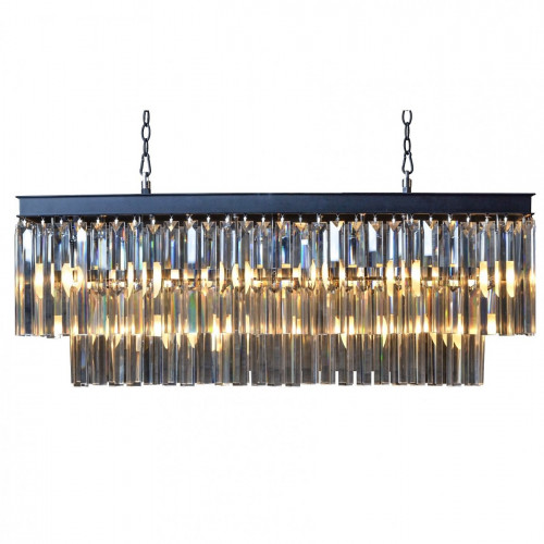 люстра odeon l80 black&glass черная, прозрачное в Калининграде