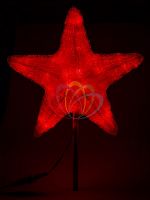светодиодная фигура звезда красная в Калининграде