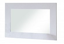 Зеркало прямоугольное настенное белое Quadro