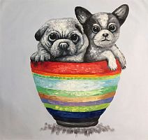 картина маслом маленькие друзья в Калининграде