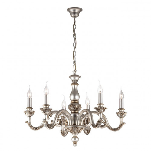 подвесная люстра ideal lux giglio sp6 argento в Калининграде