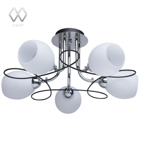 потолочная люстра mw-light альфа 324013405 белая в Калининграде