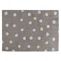 ковер tricolor polka dots серый голубой в Калининграде