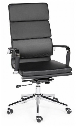 кресло для руководителя norden chairs зуум, обивка: искусственная кожа, цвет: экокожа черная в Калининграде