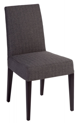 стул aylso dining chair кожа тёмно-серая в Калининграде
