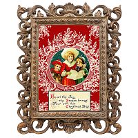 репродукция старинной рождественской гравюры christmas day в Калининграде