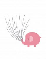 постер pink elephant а4 в Калининграде