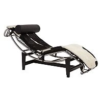 шезлонг chaise longue lc4 черно-белый в Калининграде