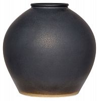 ваза керамическая объемная 26 см antiqued черная в Калининграде