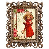 репродукция старинной рождественской гравюры in red в Калининграде