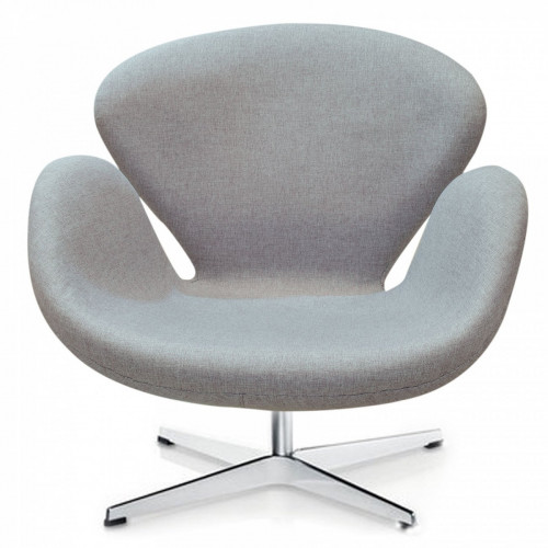 кресло swan chair темно-серое в Калининграде