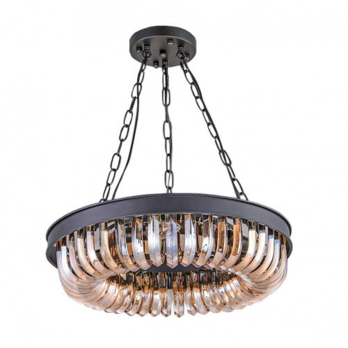 люстра terra black amber d50 черная, стекло янтарного цвета в Калининграде
