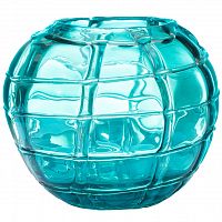 ваза стеклянная ice (синяя) 17*19 в Калининграде