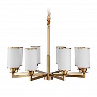 люстра brch9040-8 от delight collection белая/золото в Калининграде