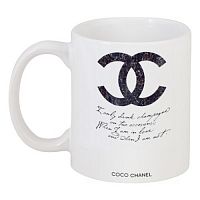 кружка с рисунком drink champagne. coco chanel в Калининграде