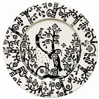 тарелка taika черно-белая в Калининграде