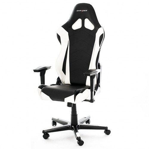 кресло геймерское dxracer racing черно-белое в Калининграде