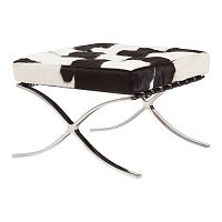 оттоманка barcelona stool бело-черная в Калининграде