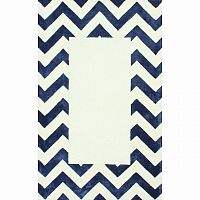 ковер zig zag синий с квадратом 160х230 в Калининграде