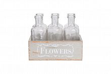 набор стеклянных бутылок flowers в Калининграде