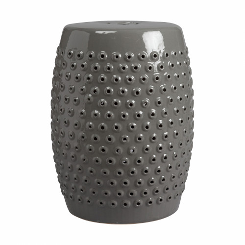 керамический столик-табурет cutwork garden stool серый в Калининграде