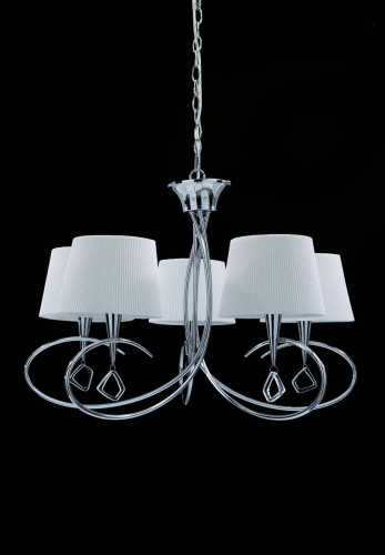 подвесная люстра mantra mara chrome - white 1641 в Калининграде