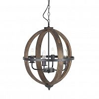 люстра на 4 рожка коричневого цвета в Калининграде