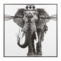 постер ornate elephant черный в Калининграде