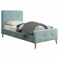кровать button tufted flannelette blue 120х200 в Калининграде