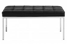 скамья bench черная кожа в Калининграде