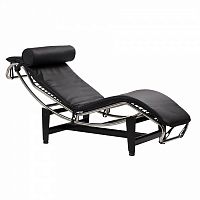 шезлонг chaise longue lc4 черный в Калининграде