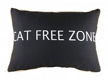 подушка с надписью cat free zone в Калининграде