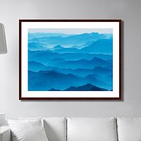 картина: mountain silhouettes in the brandenburg alps, austria в Калининграде