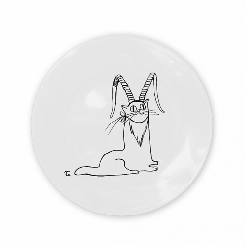 тарелка кот-козерог в Калининграде